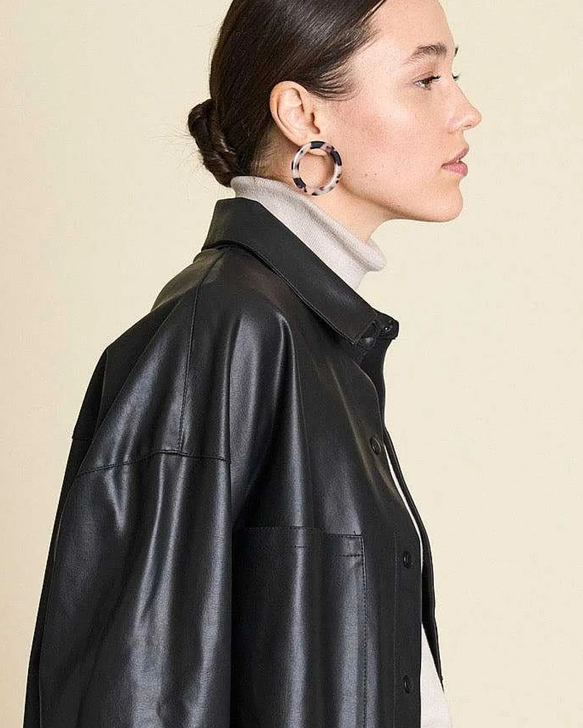 Isla Hoops Ash Blonde Tortoise