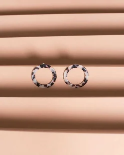 Isla Hoops Ash Blonde Tortoise