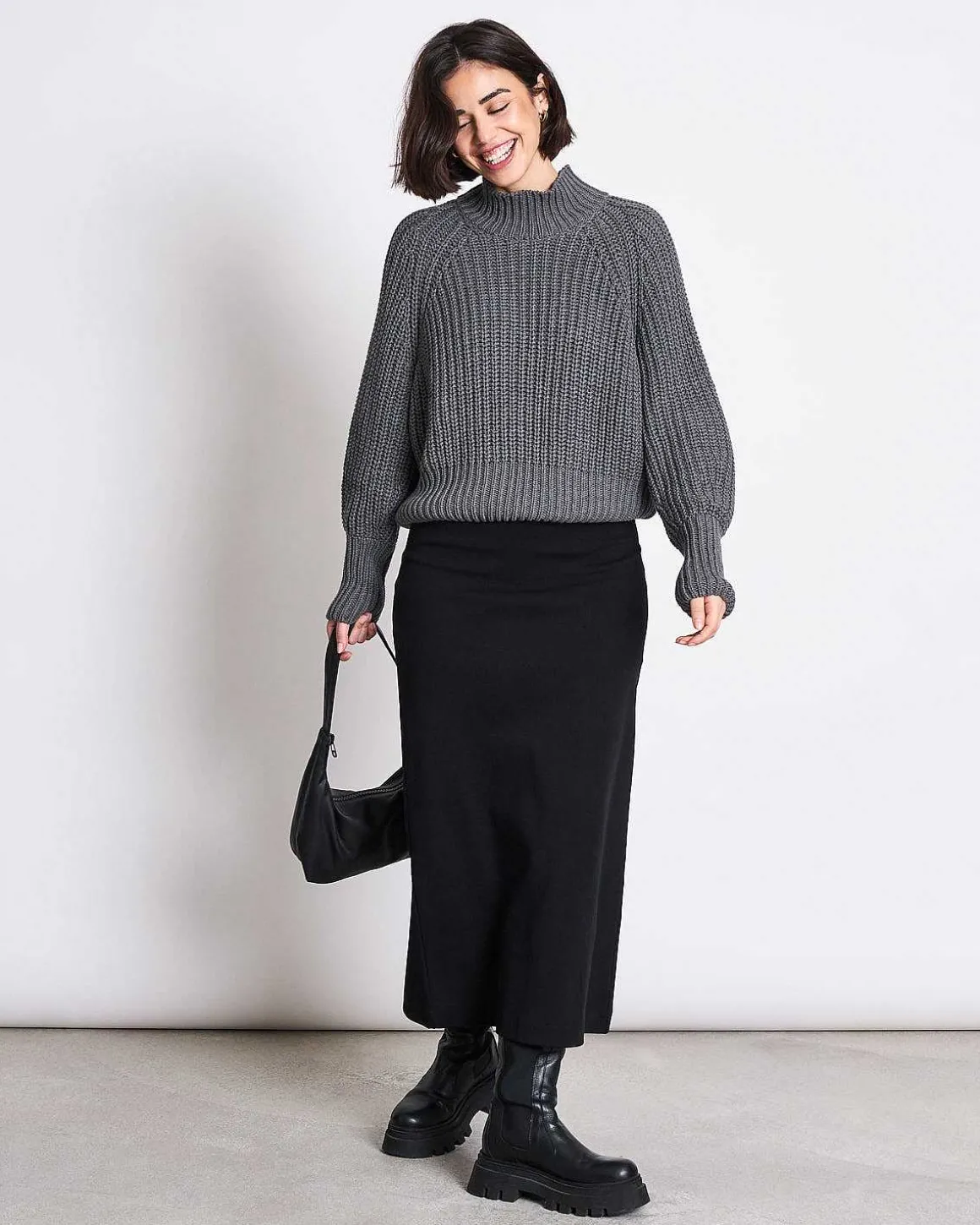 Jumper Ola Dark Grey Gots