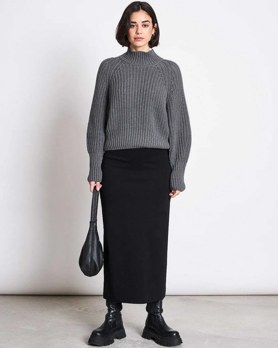 Jumper Ola Dark Grey Gots