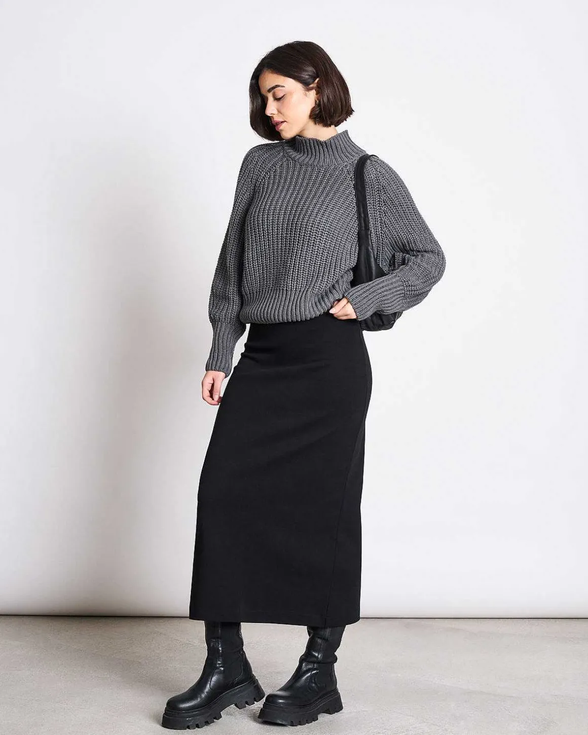 Jumper Ola Dark Grey Gots