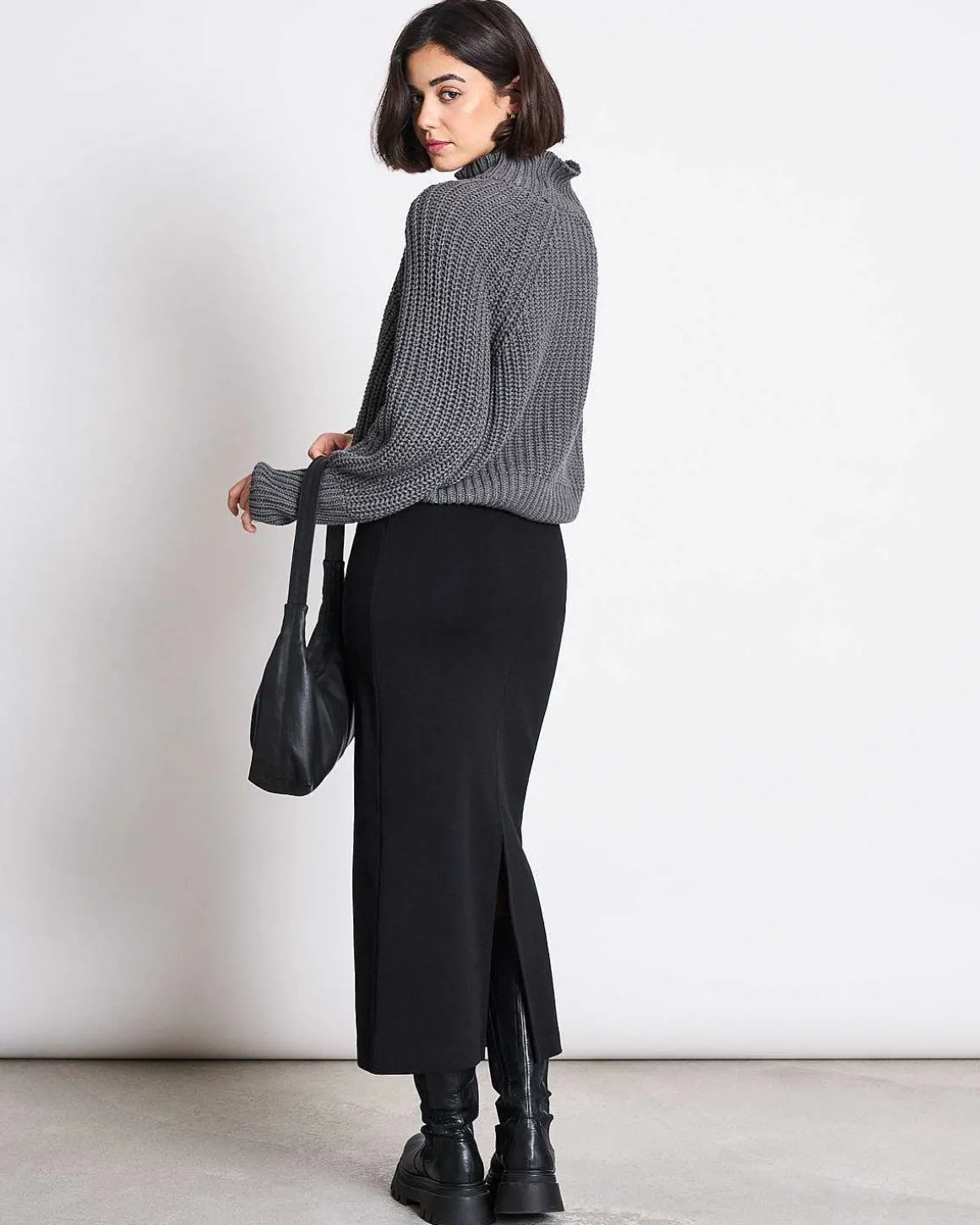 Jumper Ola Dark Grey Gots