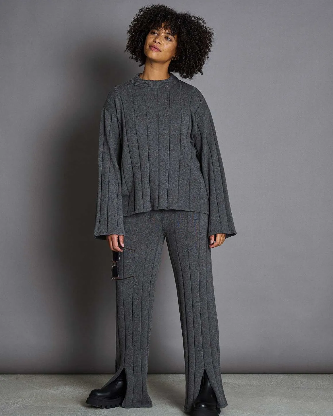 Jumper Tica Dark Grey Gots