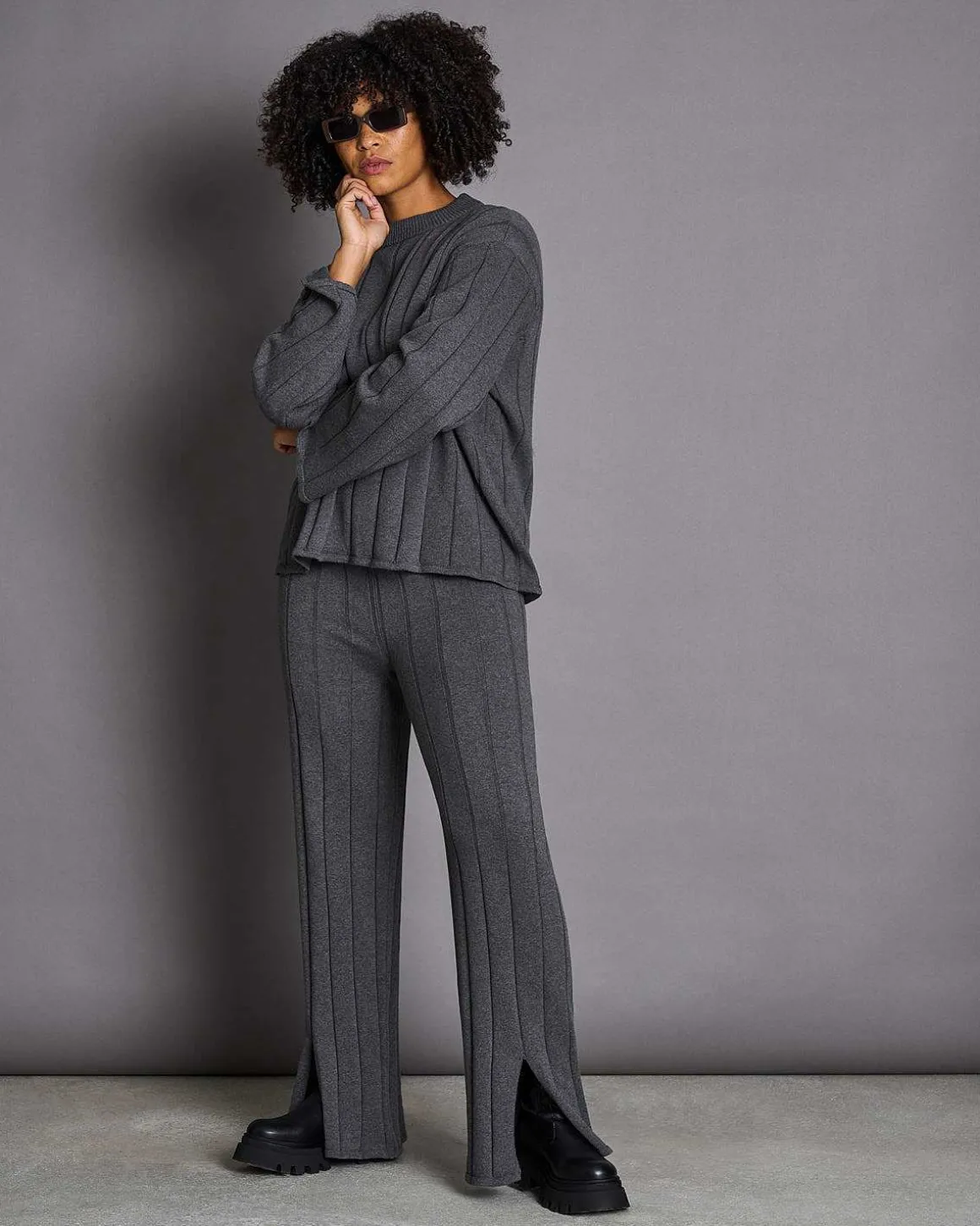 Jumper Tica Dark Grey Gots