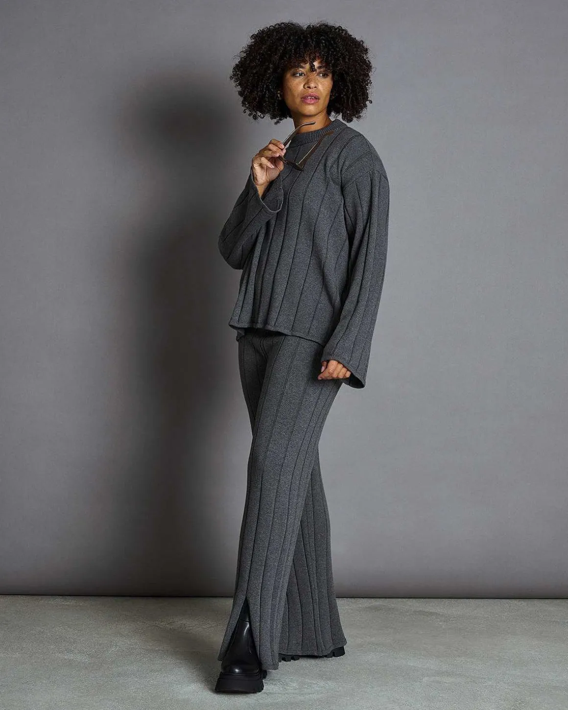 Jumper Tica Dark Grey Gots