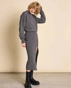 Jumper Yin Dark Grey Gots