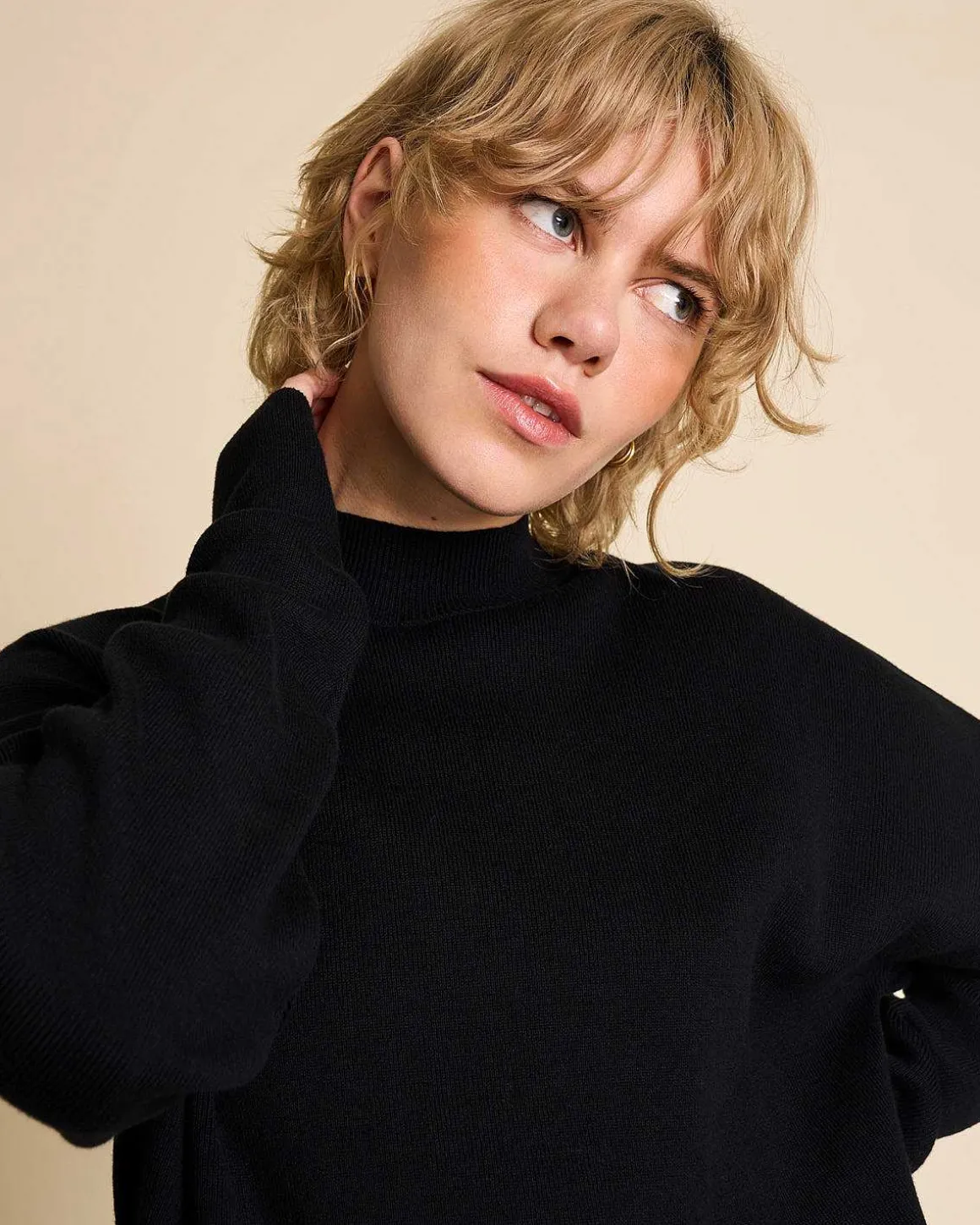 Knit Dress Nuna Black Gots