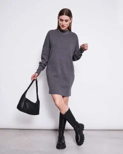 Knit Dress Nuna Dark Grey Gots