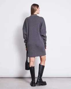 Knit Dress Nuna Dark Grey Gots