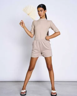 Knit Shorts Jola Almond Gots