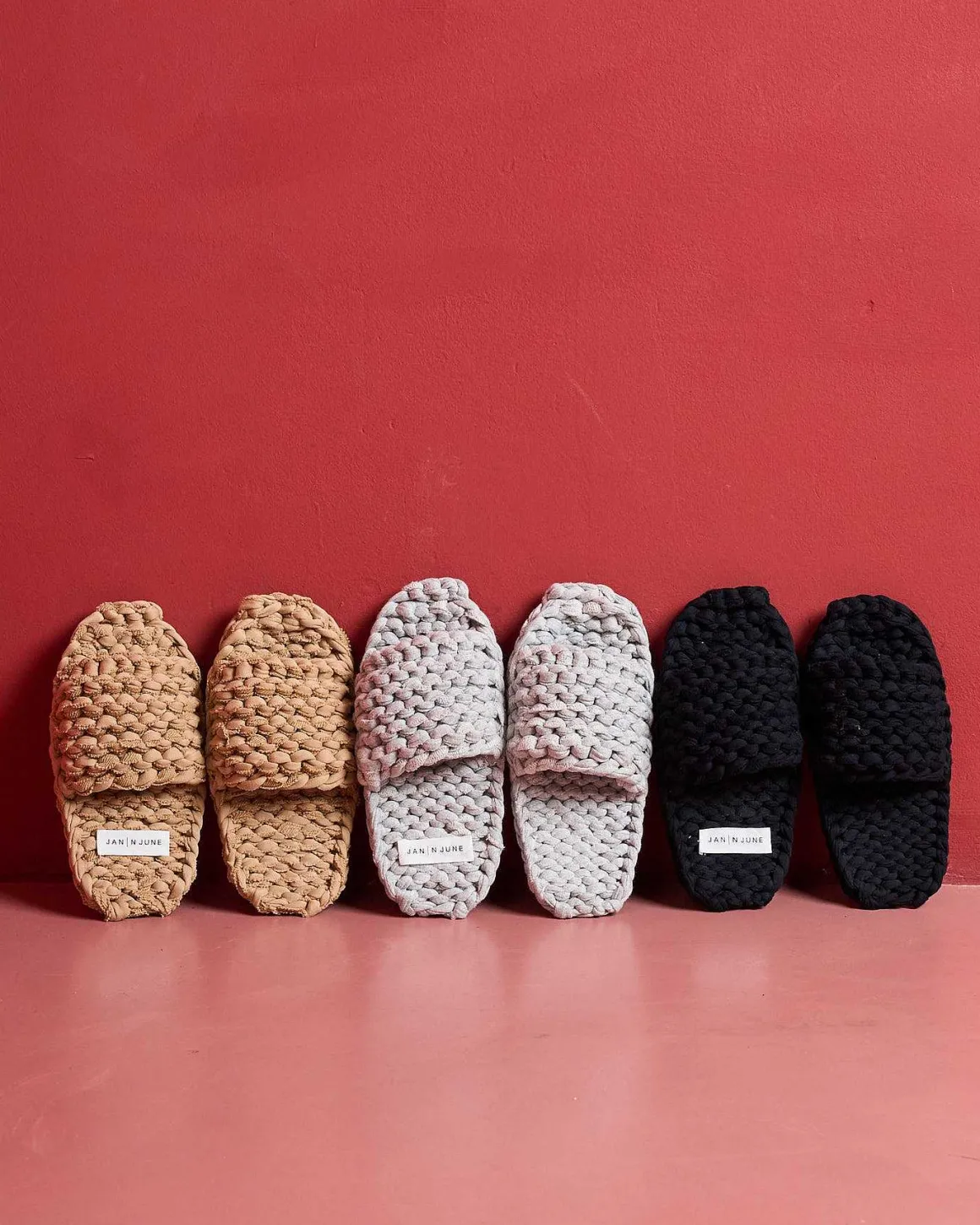 Knit Slippers Berlinette Black