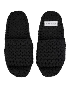 Knit Slippers Berlinette Black
