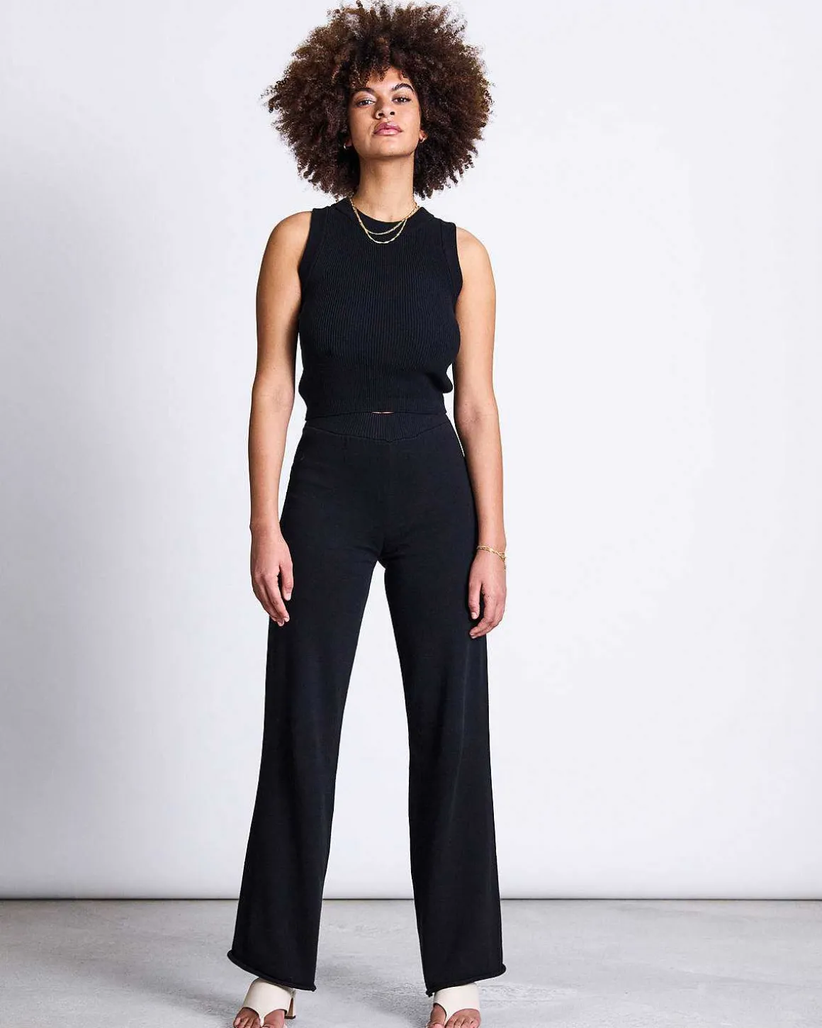 Knit Top Garda Black Gots