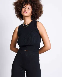 Knit Top Garda Black Gots