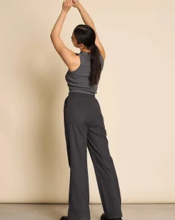 Knit Top Garda Dark Grey Gots