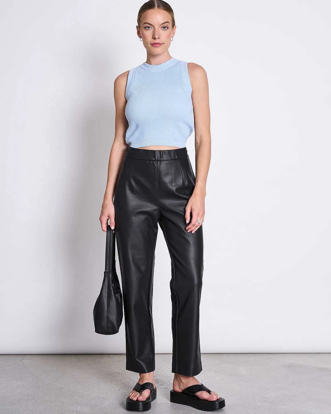 Knit Top Garda Sky Blue Gots