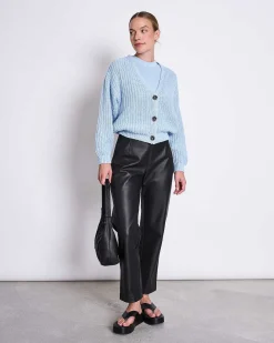 Knit Top Garda Sky Blue Gots