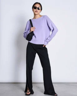 Light Knit Jumper Williamsburg Lavender Gots