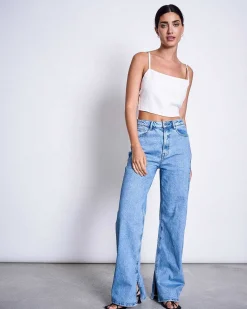 Linen Bow Top Arlon White