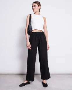 Linen Pants Beveren Black
