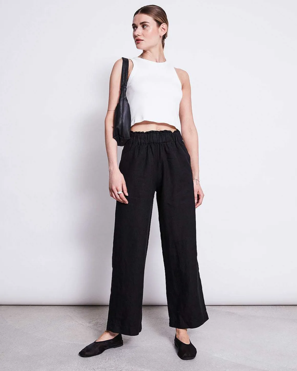 Linen Pants Beveren Black