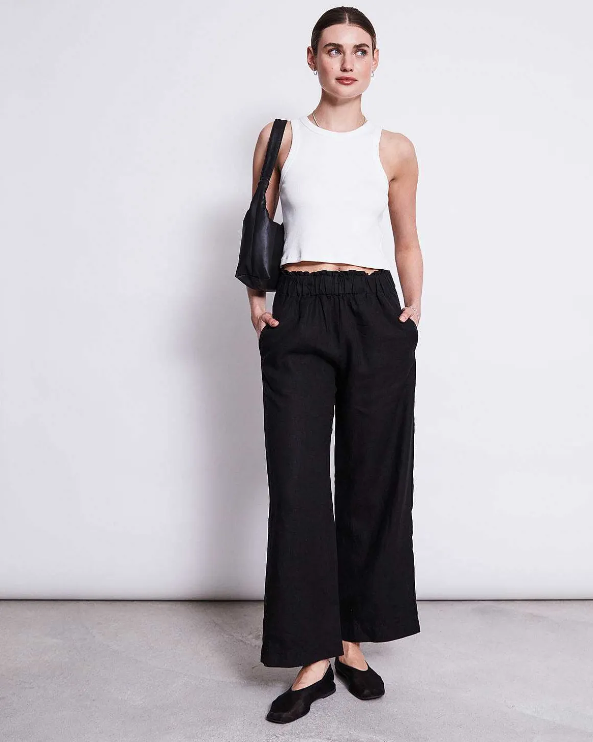 Linen Pants Beveren Black
