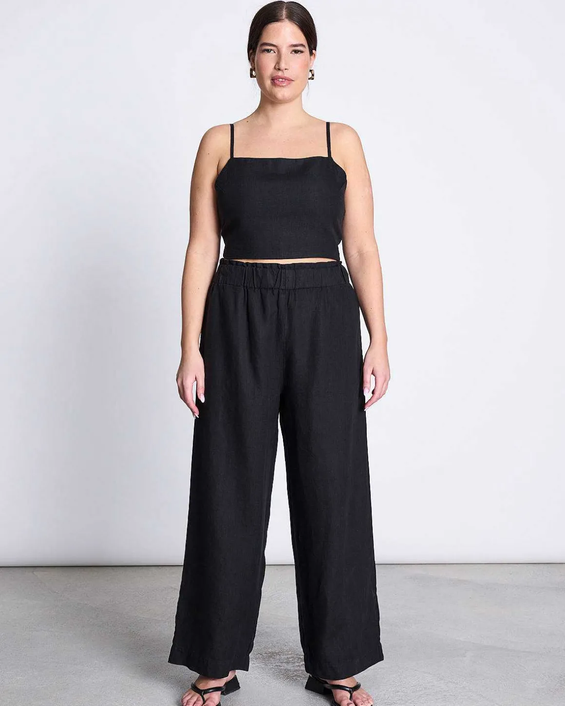 Linen Pants Beveren Black