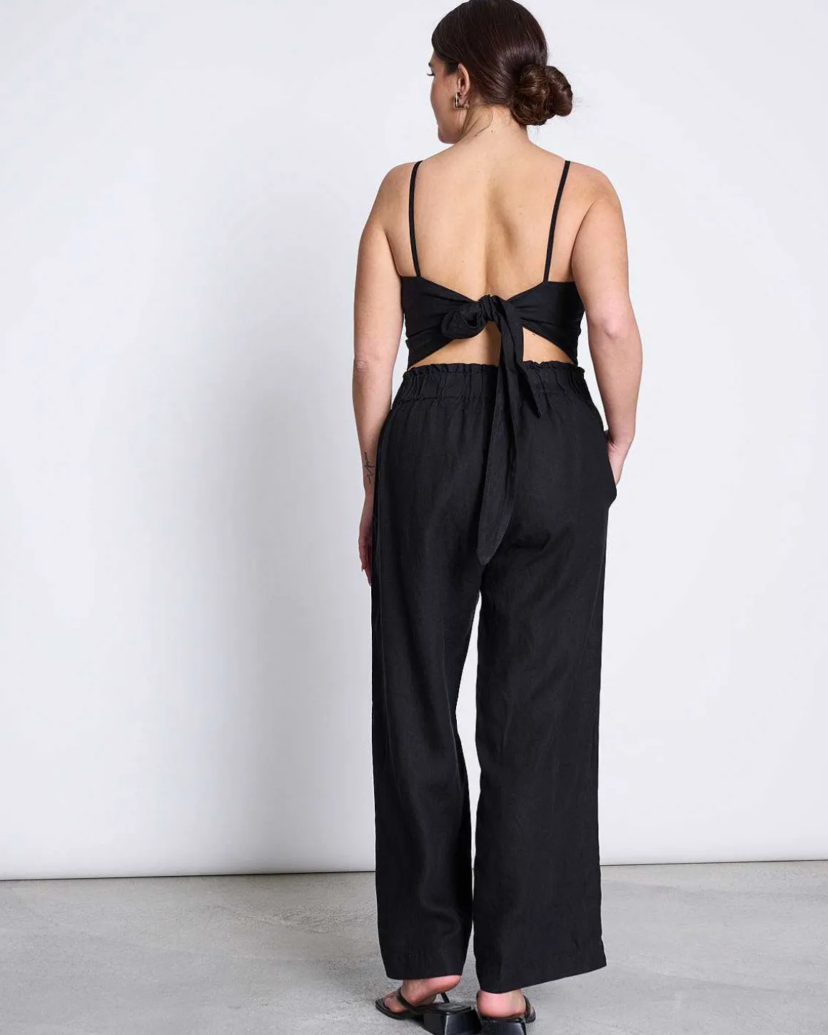 Linen Pants Beveren Black