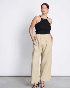 Linen Pants Beveren Sand