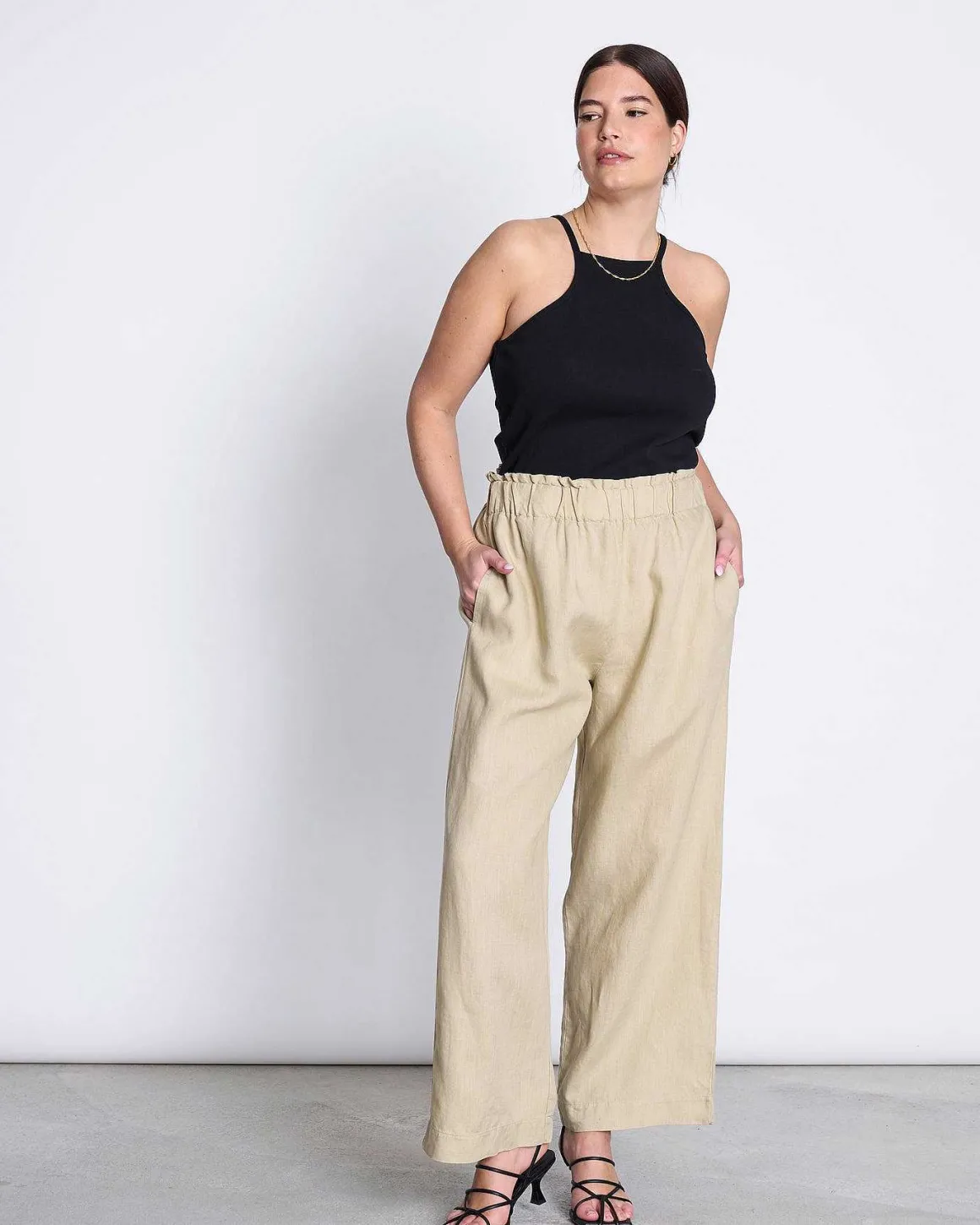 Linen Pants Beveren Sand