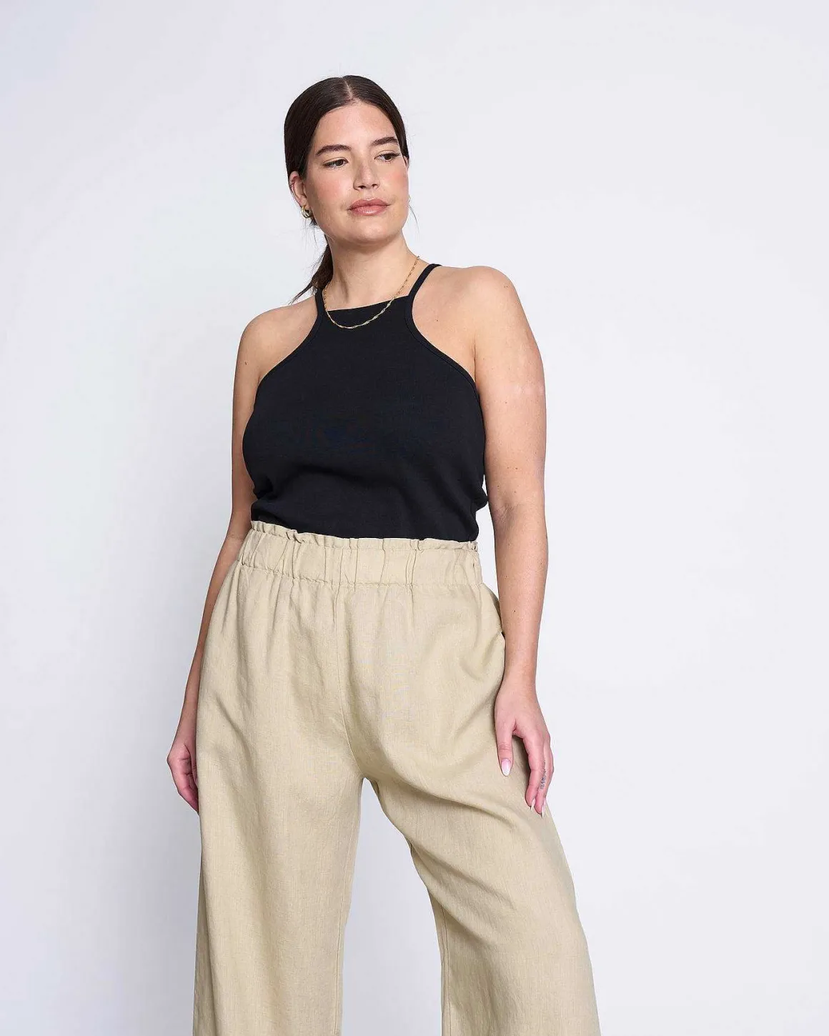 Linen Pants Beveren Sand