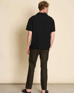 Linen Shirt Gent Black For Men
