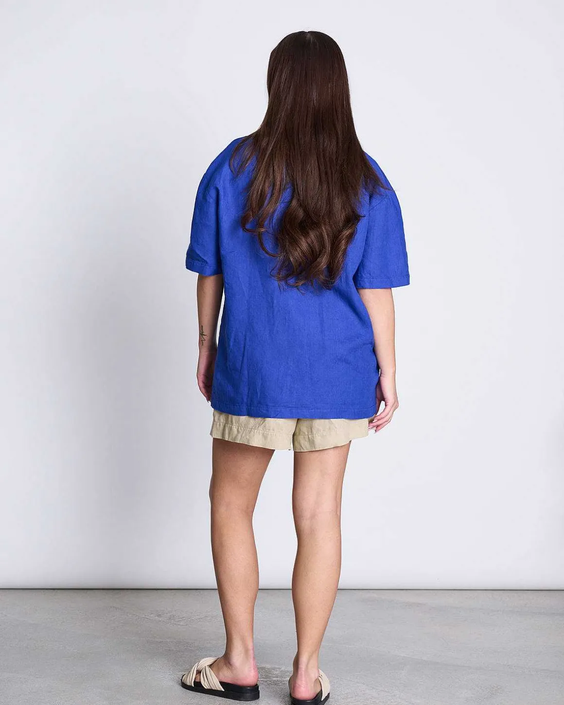 Linen Shirt Gent Blue