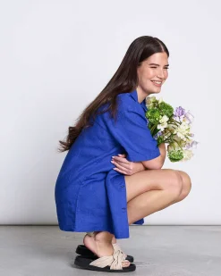 Linen Shirt Gent Blue