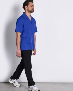 Linen Shirt Gent Blue For Men