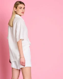 Linen Shirt Gent White