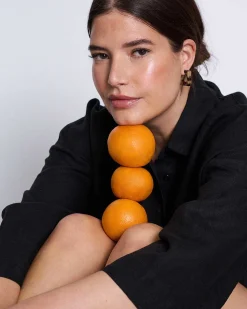 Linen Shirt Mons Black