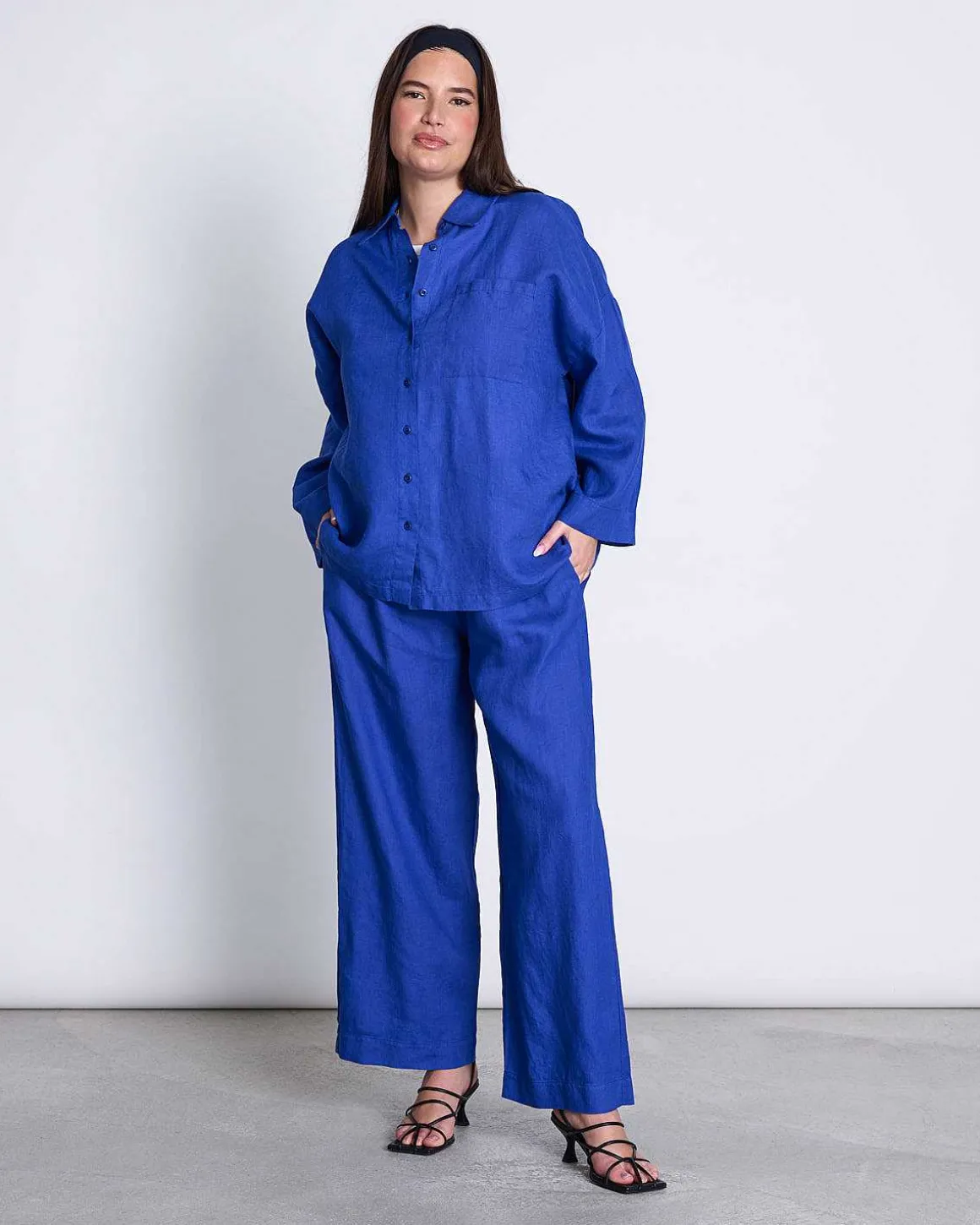 Linen Shirt Mons Blue