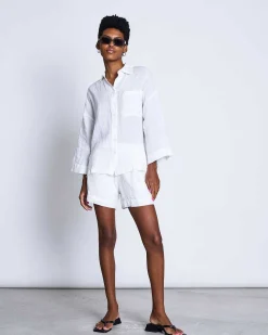 Linen Shirt Mons White