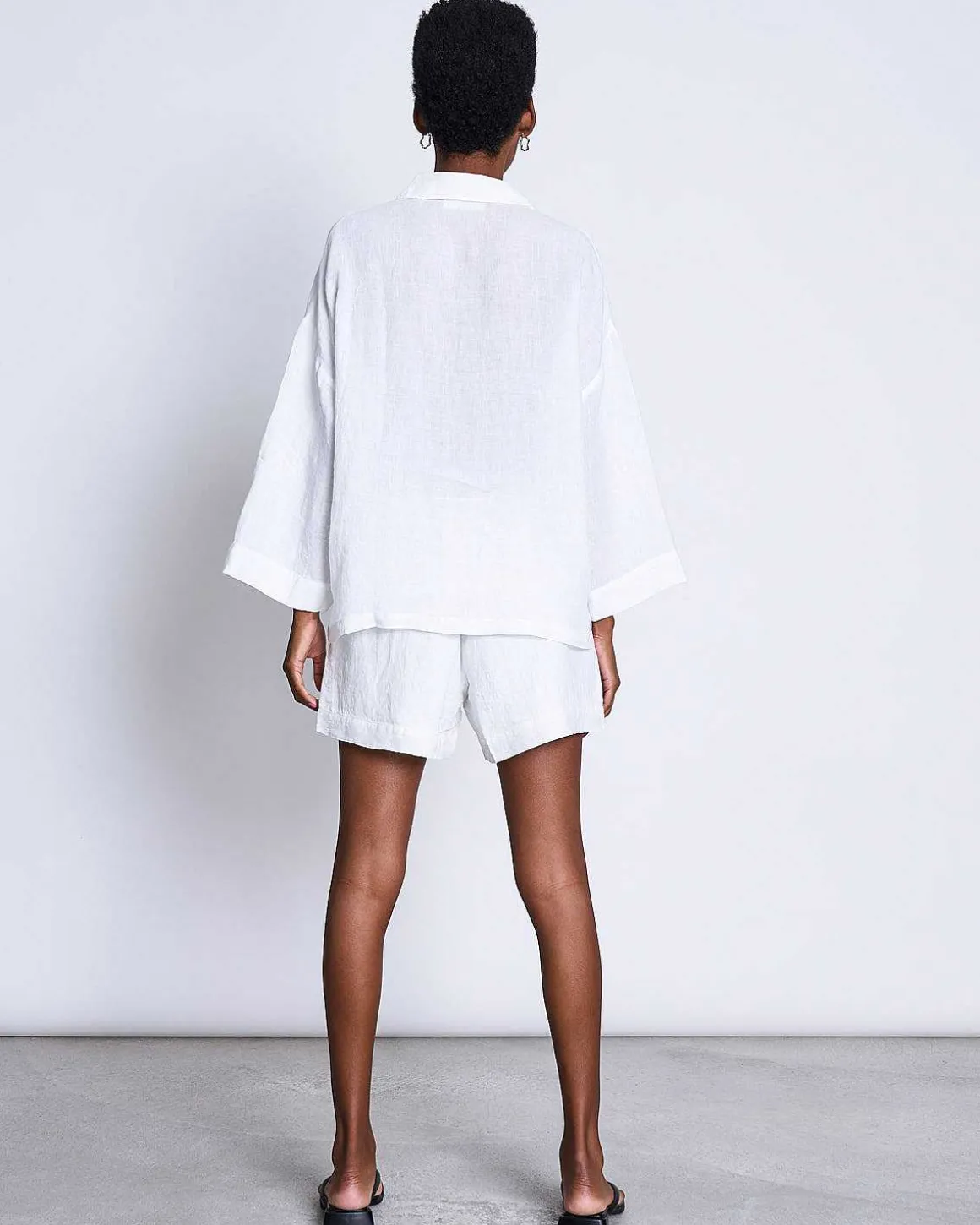 Linen Shirt Mons White