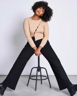 Longsleeve Divi Camel Gots