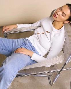 Longsleeve Divi White Gots