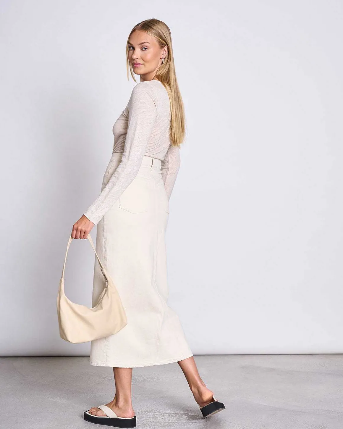 Longsleeve Keiss Ivory Gots