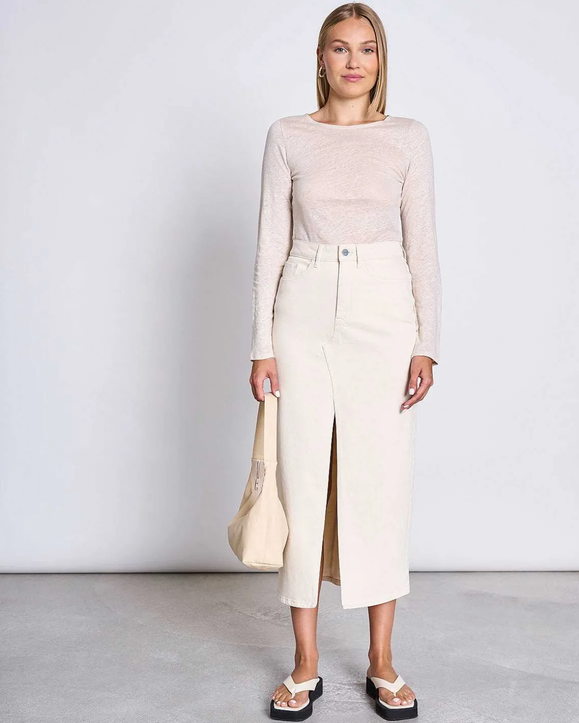 Longsleeve Keiss Ivory Gots