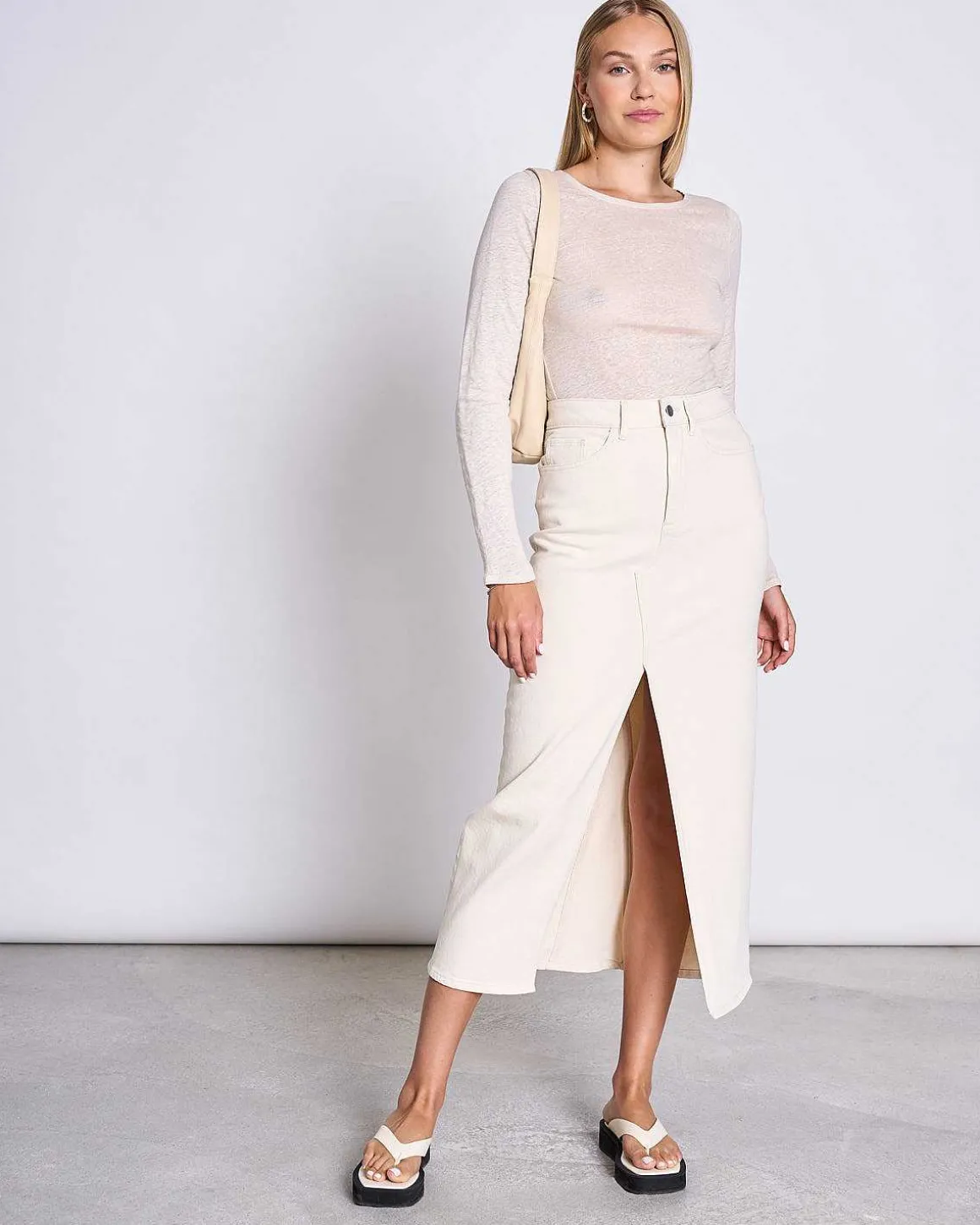 Longsleeve Keiss Ivory Gots