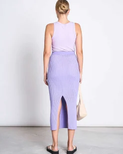 Lyocell Rib Tank Top Porto Lavender