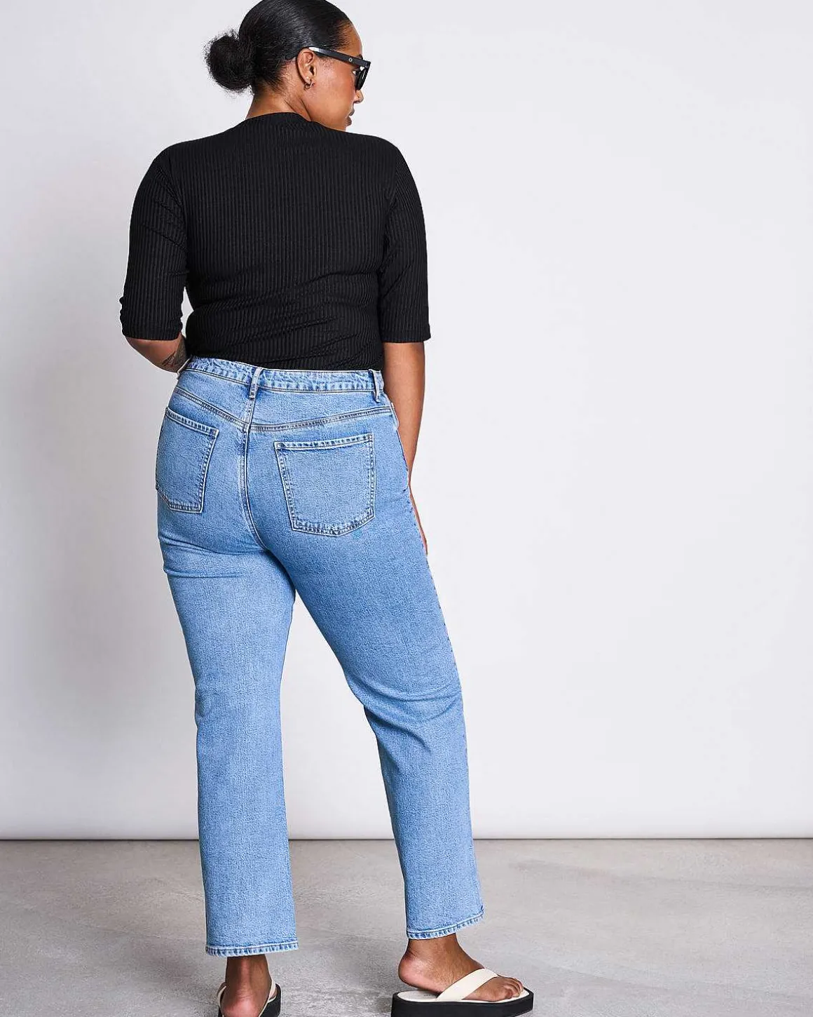 Lyocell Rib T-Shirt Nina Black