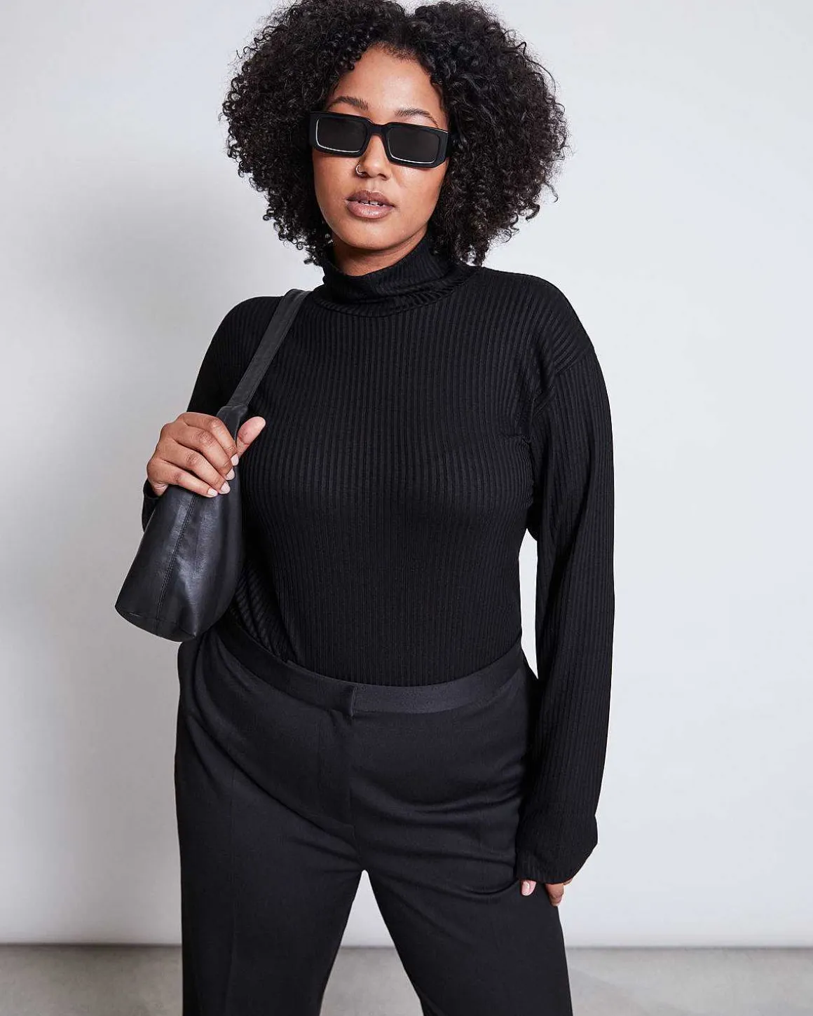 Lyocell Turtleneck Mio Black