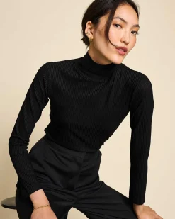 Lyocell Turtleneck Mio Black