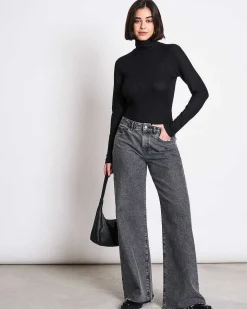 Lyocell Turtleneck Mio Black